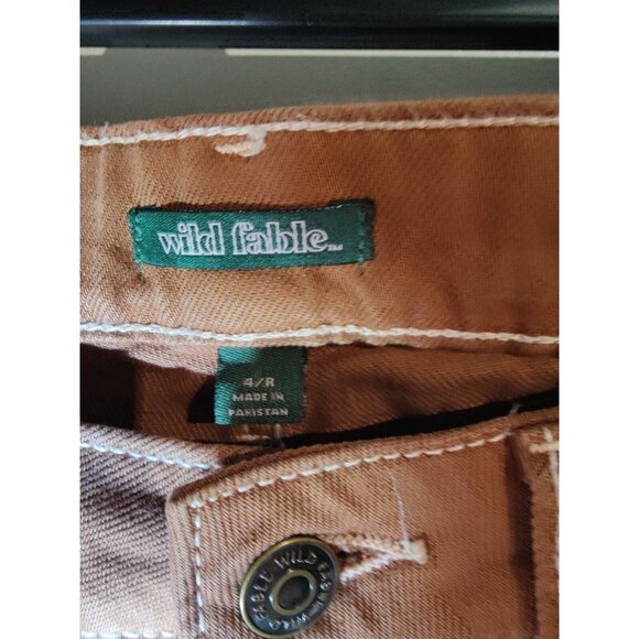Wild Fable Brown Baggy Wide Leg Mid Rise Cargo Pants 4 NWT (SOLD) - Picture 6 of 10